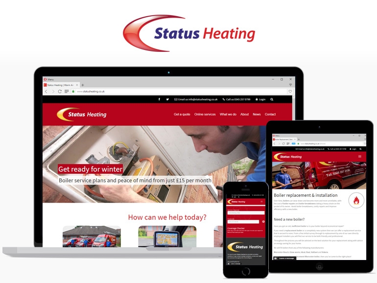 Status Heating 2016 - Responsive Design