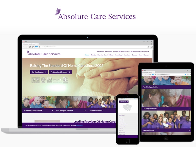 Absolute Care Service - Responsive Design