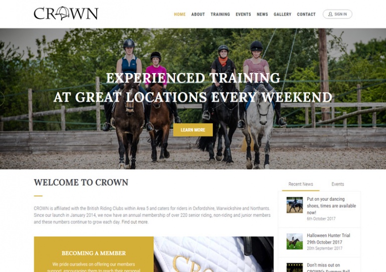 Crown Riding - Home